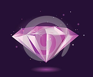 Purple diamond Ã¢â¬â VECTOR